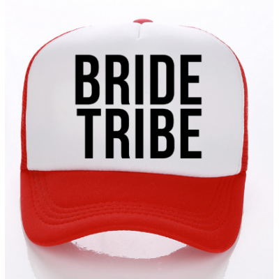 Trucker Cap Hat - Bride Tribe Red